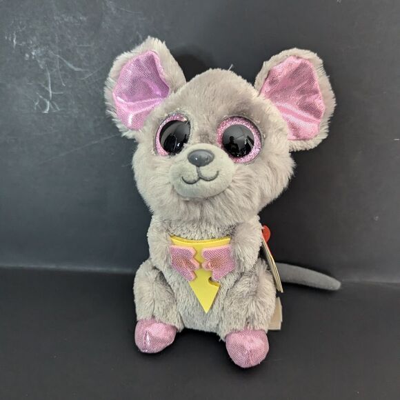 TY beanie Babies Squeaker the mouse with tags 6" - Picture 1 of 9